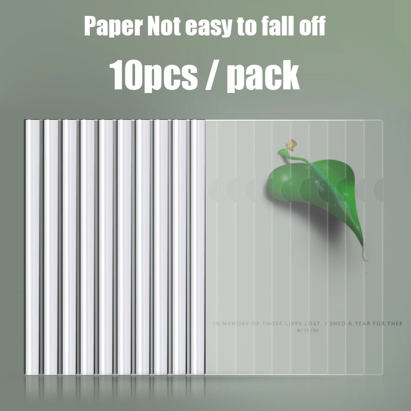 10PCS/pack File Folder A4 Transparent Spine Bar Data Sorting Report Cover Storage Book Resume Folder School Office Supplies
10PCS/pack File Folder A4 Transparent Spine Bar Data Sorting Report Cover Storage Book Resume Folder School Office Supplies