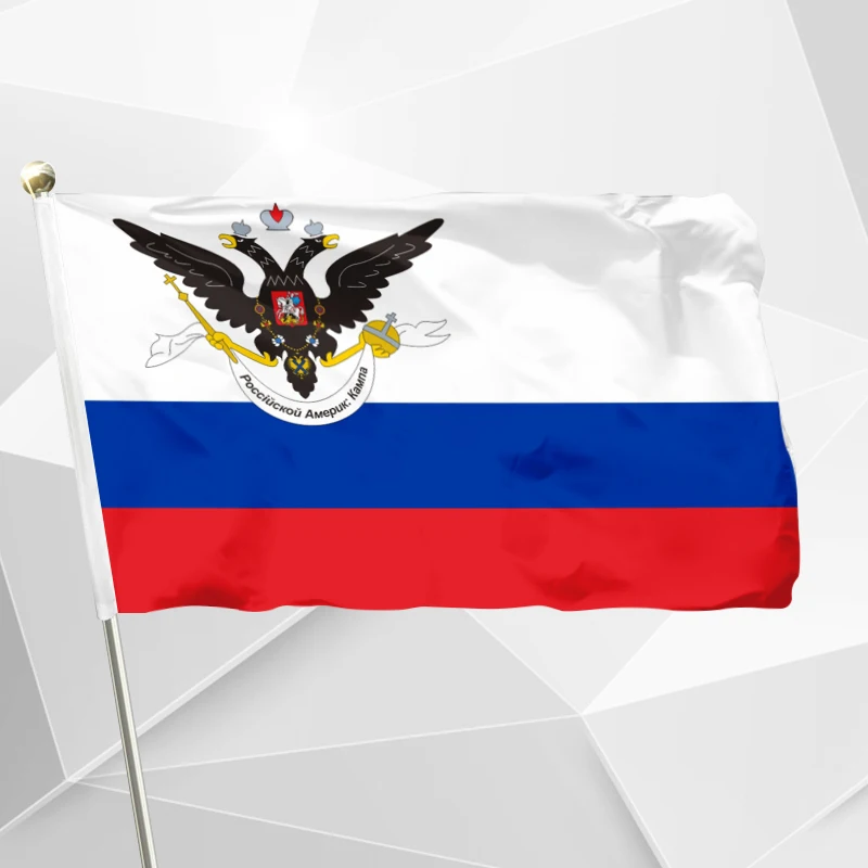 Russian-American Company 1806 Replica Flag 90x150cm 3x5ft 100D Polyester Double Stitched High Quality Banner Free Shipping
Russian-American Company 1806 Replica Flag 90x150cm 3x5ft 100D Polyester Double Stitched High Quality Banner Free Shipping