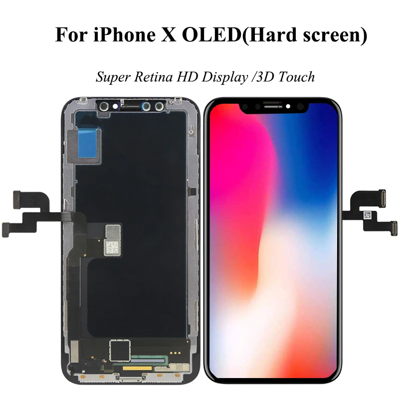 For iPhone X XS XR LCD Display For Tianma AMOLED TFT Touch Screen With 3D Digitizer Replacement Assembly Parts Black
For iPhone X XS XR LCD Display For Tianma AMOLED TFT Touch Screen With 3D Digitizer Replacement Assembly Parts Black