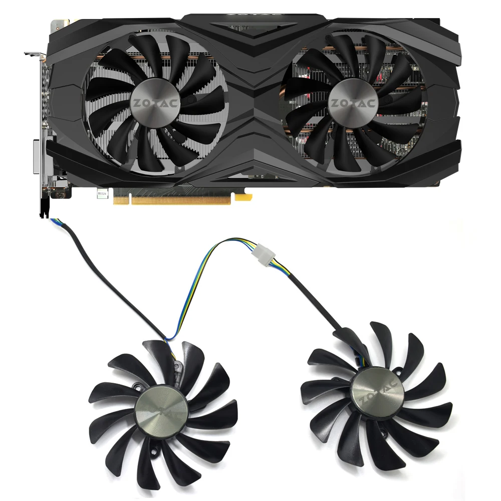 Новый 95 мм 42 4PIN GTX 1080 Ti AMP охлаждающий вентилятор GPU для ZOTAC GeForce Edition ZT P10810D 10P кулер