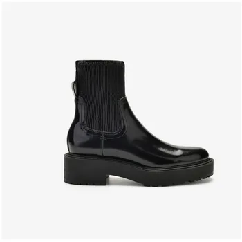 Chelsea short boots women's autumn and winter new wild round toe thick heel thin flat socks boots and ankle boots
Chelsea short boots women's autumn and winter new wild round toe thick heel thin flat socks boots and ankle boots