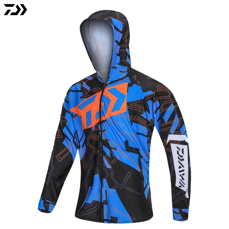 DAIWA Shirt Outdoor Sports Fishing Clothing Men Fishing Shirts Long Sleeve Breathable Quick Drying Coat Hooded Fishing Clothes
DAIWA Shirt Outdoor Sports Fishing Clothing Men Fishing Shirts Long Sleeve Breathable Quick Drying Coat Hooded Fishing Clothes