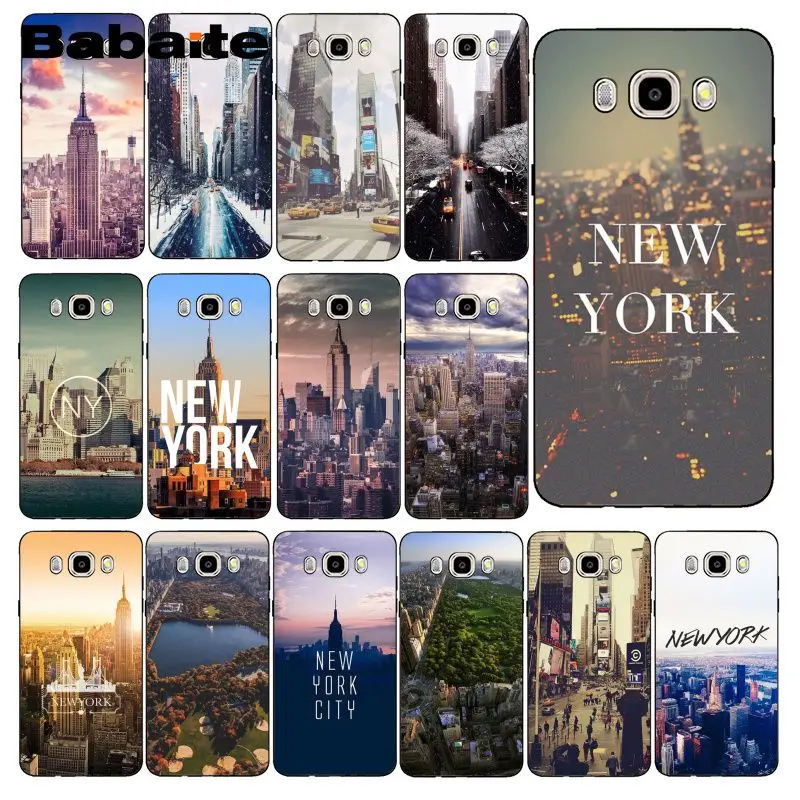 Чехол для телефона Babaite NYC с изображением Нью-Йорка Samsung Galaxy J7 J6 J8 J4 J4Plus DUO J7NEO J2 Prime |