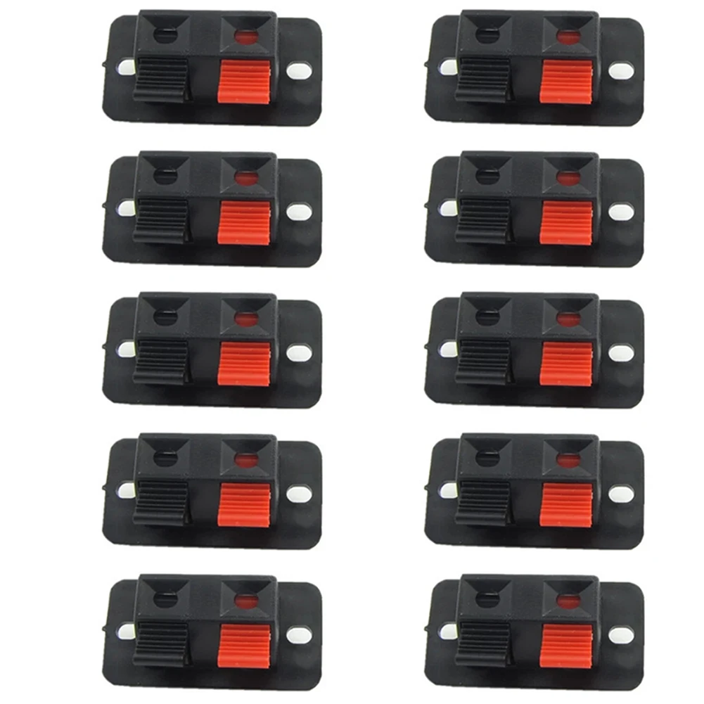 10pcs/pack Accessory Stereo Speaker Audio Cable Strip Amplifier Terminal Block 2 Way Test Clip Jointing Clamp Push Connector
10pcs/pack Accessory Stereo Speaker Audio Cable Strip Amplifier Terminal Block 2 Way Test Clip Jointing Clamp Push Connector