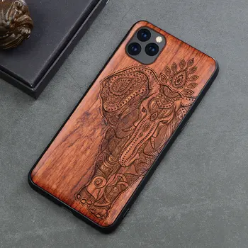 Elephant Skull Maya Pattern Carved Wood Case For iPhone 11 Pro XR XS Max Real Wood Phone Case For Samsung S20 S10 Note 10 Plus
Elephant Skull Maya Pattern Carved Wood Case For iPhone 11 Pro XR XS Max Real Wood Phone Case For Samsung S20 S10 Note 10 Plus