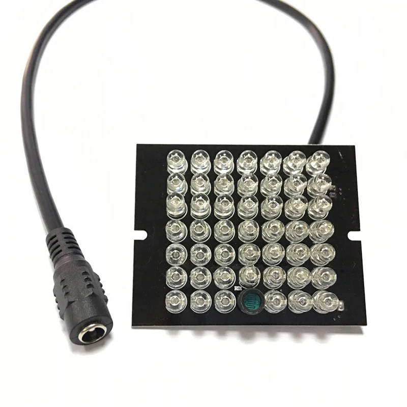 Invisible CCTV 48PCS Leds Night Vision 940nm IR Infrared Illuminator Light Suitable for 2.8mm,3.6mm,6mm lens Camera
Invisible CCTV 48PCS Leds Night Vision 940nm IR Infrared Illuminator Light Suitable for 2.8mm,3.6mm,6mm lens Camera