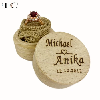 Creative Fashion Wooden Ring Box Jewelry Trinket Storage Customizable Name and Date Rings Bearer Blank DIY
Creative Fashion Wooden Ring Box Jewelry Trinket Storage Customizable Name and Date Rings Bearer Blank DIY