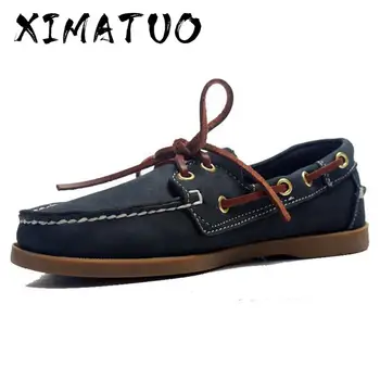 Mens Casual Leather Docksides Deck Lace Up Moccain Boat Loafers Shoes Driving Fashion Unisex Plus Size 22Colors Handmade shoes 
Mens Casual Leather Docksides Deck Lace Up Moccain Boat Loafers Shoes Driving Fashion Unisex Plus Size 22Colors Handmade shoes