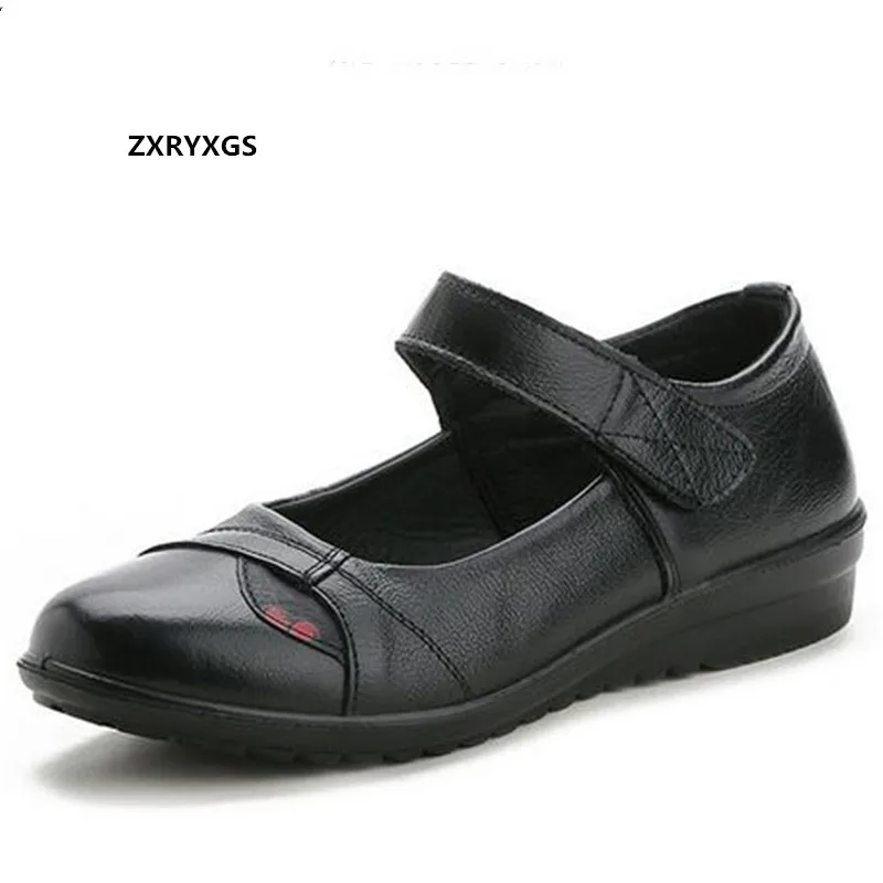 Promotion 2022 New Fashion Autumn Soft Sole Non-slip Comfortable Women Flat Shoes Genuine Leather Black Shoes Mother Shoes
Promotion 2022 New Fashion Autumn Soft Sole Non-slip Comfortable Women Flat Shoes Genuine Leather Black Shoes Mother Shoes