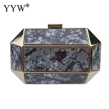 Metal Acrylic Marbling Clutch Bag For Women Geometric Designer Pochette Femme Blue Evening Party Bags Cocktail Clutches Purse
Metal Acrylic Marbling Clutch Bag For Women Geometric Designer Pochette Femme Blue Evening Party Bags Cocktail Clutches Purse