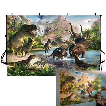 Dinosaur World Party Photography Backdrops Jurassic Park Cartoon Wall Background for Photo Birthday Props Island
Dinosaur World Party Photography Backdrops Jurassic Park Cartoon Wall Background for Photo Birthday Props Island