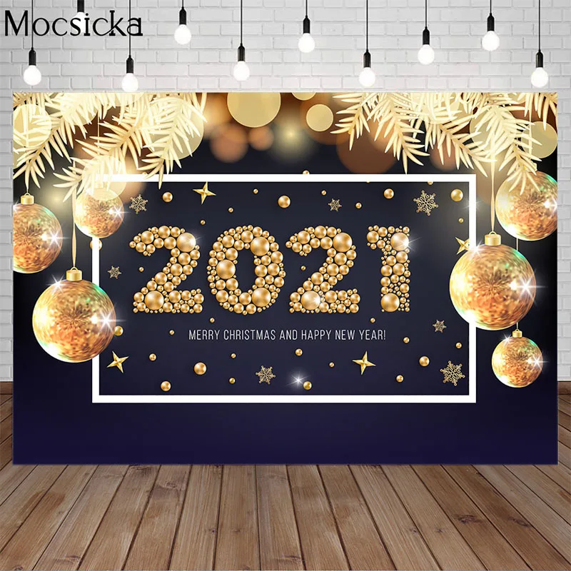 Mocsicka Happy New Year Photography Background 2021 Snowflake Christmas Decoration Ball Family Party Backdrop For Props Studio
Mocsicka Happy New Year Photography Background 2021 Snowflake Christmas Decoration Ball Family Party Backdrop For Props Studio