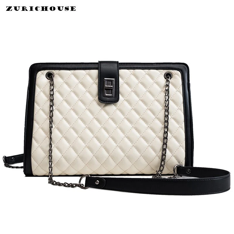 ZURICHOUSE Quilted Crossbody Bags For Women 2019 High Quality Big Capacity PU Leather Bag Ladies Chain Shoulder Messenger Bag
ZURICHOUSE Quilted Crossbody Bags For Women 2019 High Quality Big Capacity PU Leather Bag Ladies Chain Shoulder Messenger Bag