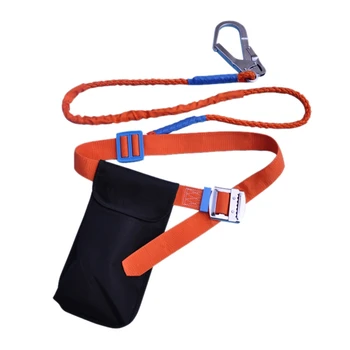 Industrial Safety Adjustable Lanyard - Safety Belt Fall Protection Tool for Outdoor Construction Safety
Industrial Safety Adjustable Lanyard - Safety Belt Fall Protection Tool for Outdoor Construction Safety