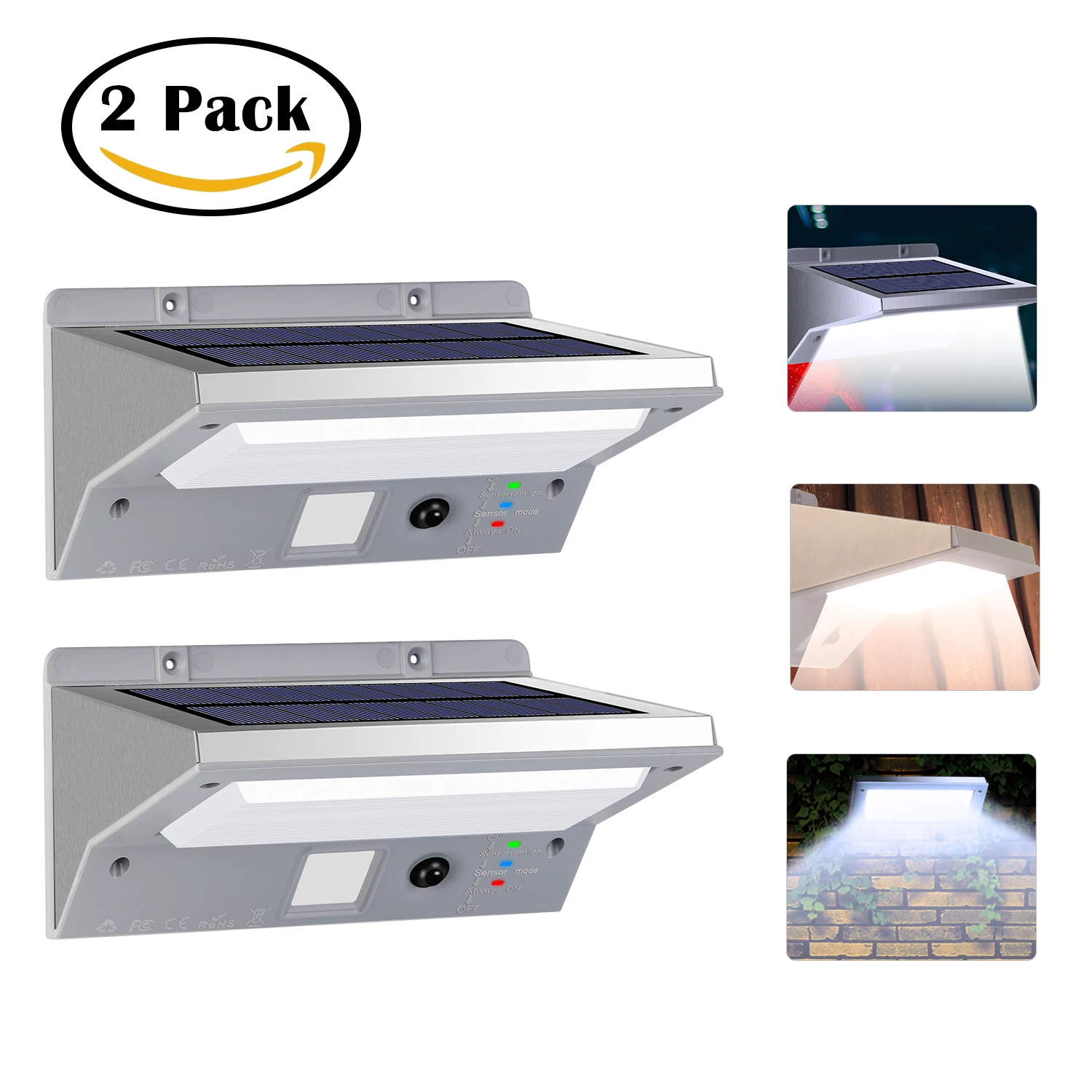 2 Pcs Solar Wall Light Outdoor Waterproof Garden 21LED Light PIR Motion Sensor Solar Lamp Solar Powered Infrared Sensor Light
2 Pcs Solar Wall Light Outdoor Waterproof Garden 21LED Light PIR Motion Sensor Solar Lamp Solar Powered Infrared Sensor Light