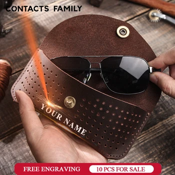 Handmade Cow Leather Eye Glasses Bag for Sunglasses Protector Case Protable Glasses Box For Eyeglass Storage PouchHolder Fashion
Handmade Cow Leather Eye Glasses Bag for Sunglasses Protector Case Protable Glasses Box For Eyeglass Storage PouchHolder Fashion