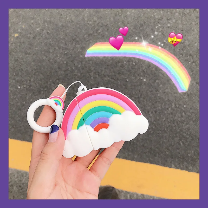 Used for airpods protective case for airpods2 box earphone case Apple wireless Bluetooth soft case Rainbow protective case
Used for airpods protective case for airpods2 box earphone case Apple wireless Bluetooth soft case Rainbow protective case