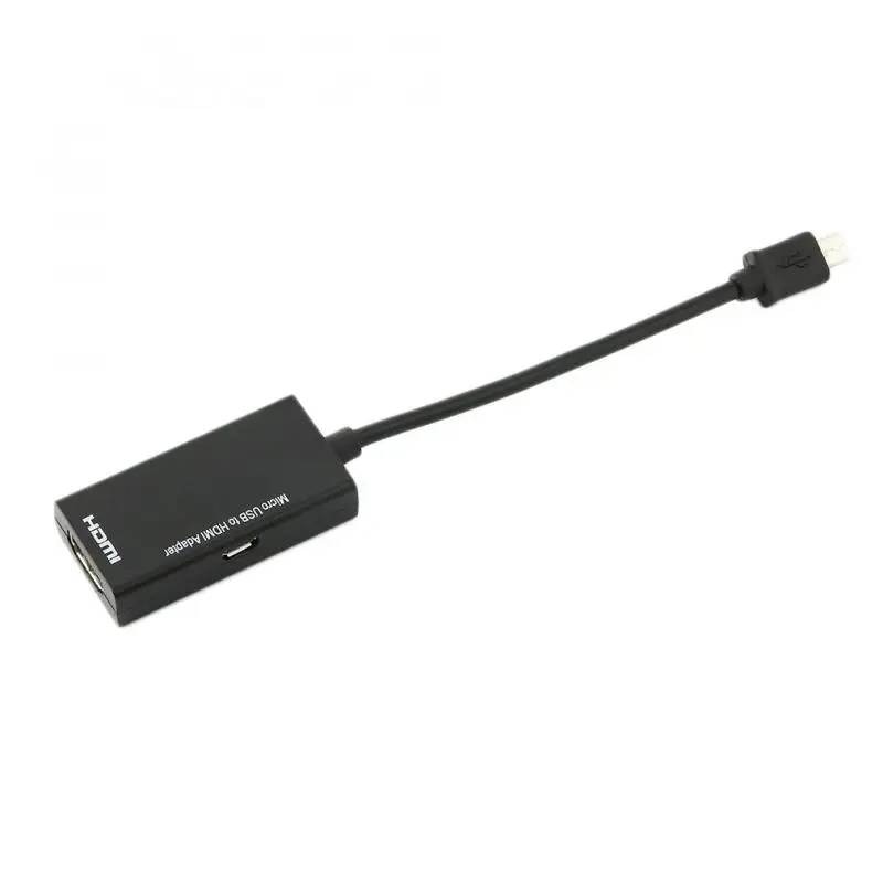 Display Port Micro USB To HDMI Adapter Cable Converter Computer Cables For HD Monitors Projectors HDCP Compliant