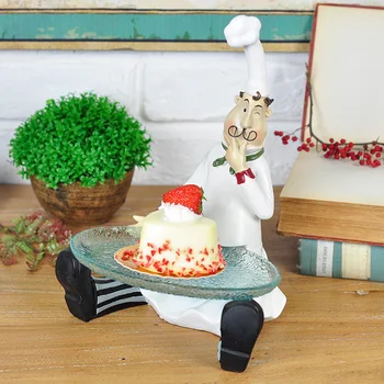 26cm Resin Chef Holding Fruit Plate Figurines Fashion Creative Home Restaurant Table Decoration People Miniature Ornament
26cm Resin Chef Holding Fruit Plate Figurines Fashion Creative Home Restaurant Table Decoration People Miniature Ornament