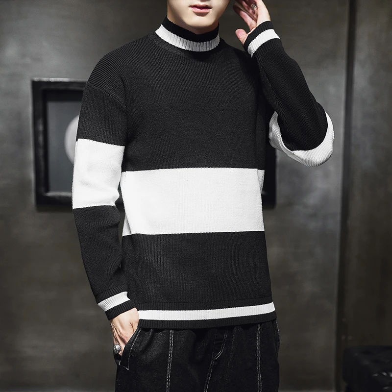 2019 New Winter Thick Warm Sweater Men Long Sleeve Turtleneck Pullover Men High Quality Knitted Mens Christmas Sweaters
2019 New Winter Thick Warm Sweater Men Long Sleeve Turtleneck Pullover Men High Quality Knitted Mens Christmas Sweaters