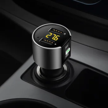 Car MP3 Player Bluetooth Handsfree Kit FM Transmitter Cigarette Lighter Dual USB Charging Battery Voltage Detection U Disk Play
Car MP3 Player Bluetooth Handsfree Kit FM Transmitter Cigarette Lighter Dual USB Charging Battery Voltage Detection U Disk Play