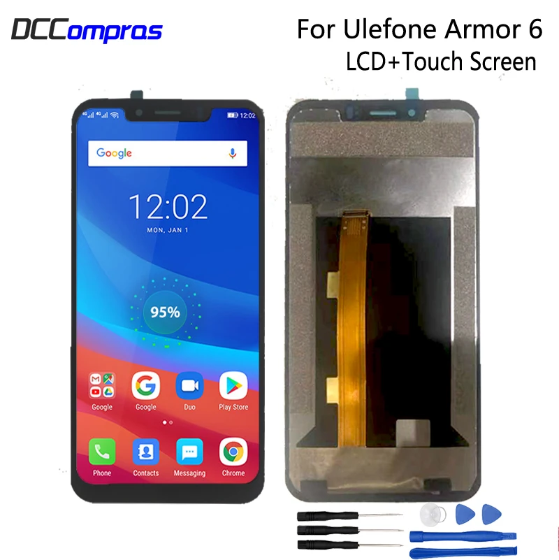 For Ulefone Armor 6 6E LCD Display Touch Screen Assembly Repair Part 6.2 inch Phone Accessories For Ulefone Armor 6 Screen LCD
For Ulefone Armor 6 6E LCD Display Touch Screen Assembly Repair Part 6.2 inch Phone Accessories For Ulefone Armor 6 Screen LCD