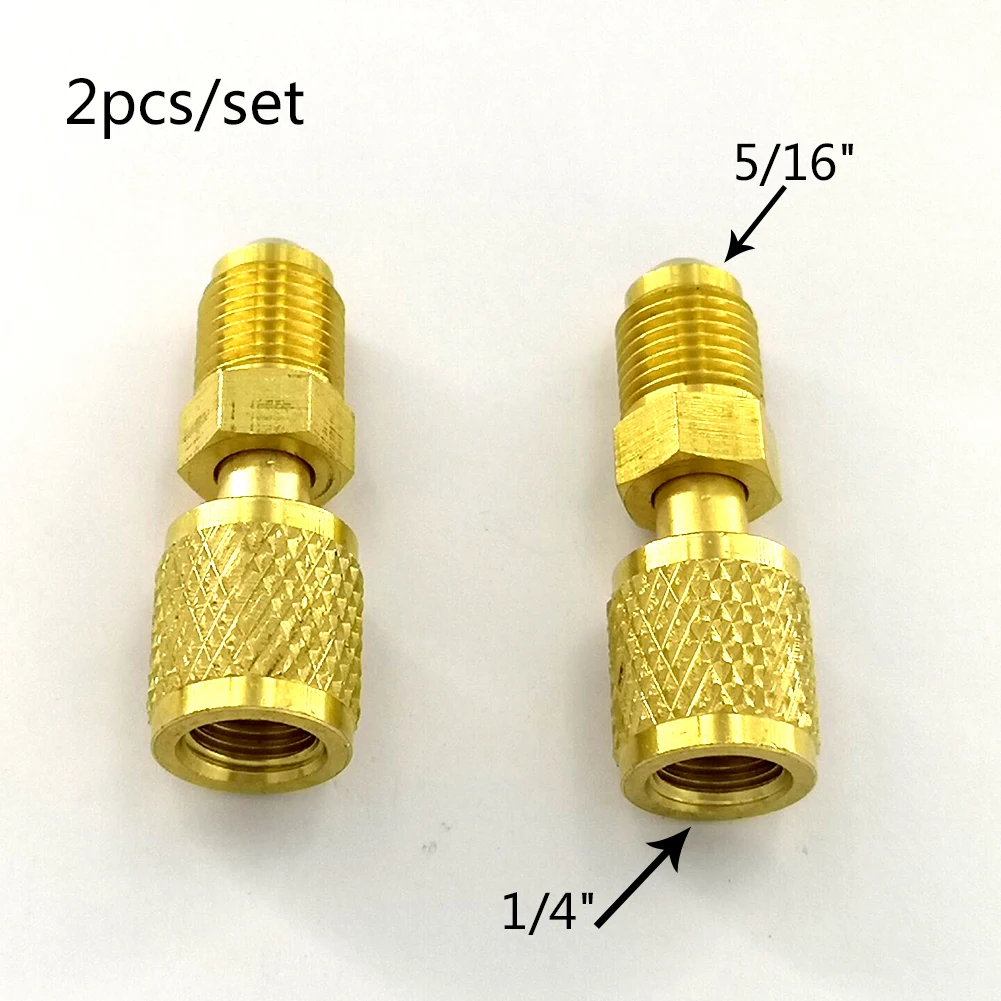 Адаптер кондиционера M 5/16 F 1/4 SAE для R410a, высококачественная латунь с охлаждающим воздухом, 2 шт.
Адаптер кондиционера M 5/16 F 1/4 SAE для R410a, высококачественная латунь с охлаждающим воздухом, 2 шт.