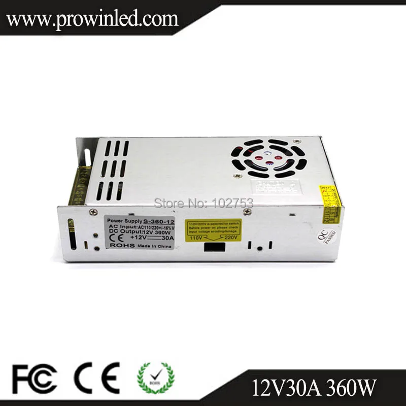360W 24 volt 15amp metal case power supply dc 13V 12V 30A lighting transformer ac110V/220V converter power source for LED lights
360W 24 volt 15amp metal case power supply dc 13V 12V 30A lighting transformer ac110V/220V converter power source for LED lights