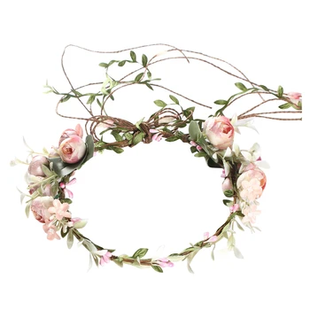 Women Headband Stylish Flower Headband Wreath Crown for Party Bride Wedding Beach Ornament Gift Female Hair Accessory 
Women Headband Stylish Flower Headband Wreath Crown for Party Bride Wedding Beach Ornament Gift Female Hair Accessory