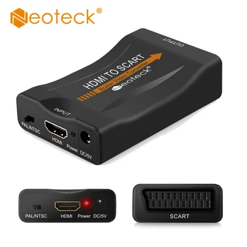 Neoteck HDMI to SCART Video Audio Converter Adapter 1080P HDMI Input SCART Output Adapter Composite Video HD Stereo Adapter
Neoteck HDMI to SCART Video Audio Converter Adapter 1080P HDMI Input SCART Output Adapter Composite Video HD Stereo Adapter