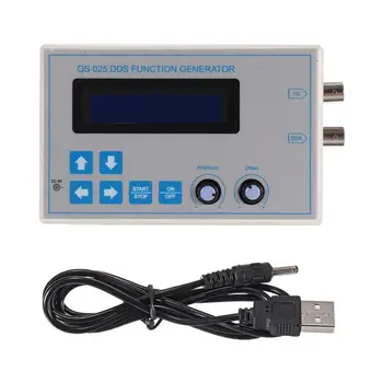 DC9V DDS Function Signal Generator Sine Square Triangle Sawtooth Low Frequency LCD Display USB Cable 1Hz-65534Hz
DC9V DDS Function Signal Generator Sine Square Triangle Sawtooth Low Frequency LCD Display USB Cable 1Hz-65534Hz