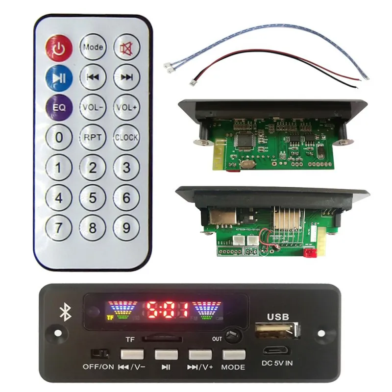 Car MP3, Bluetooth 5.0 MP3 Receiver Player Decoder Kit With Color Screen,FM Radio Phone,3.5mm USB&AUX Cables,Iphone XS Audio
Car MP3, Bluetooth 5.0 MP3 Receiver Player Decoder Kit With Color Screen,FM Radio Phone,3.5mm USB&AUX Cables,Iphone XS Audio