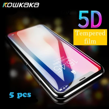 kowkaka 5Pcs 5D Tempered Glass For iPhone 11 11Pro Max X XS Max XR 6 6S 7 8 plus Screen Protector Protective Glass For iPhone 8
kowkaka 5Pcs 5D Tempered Glass For iPhone 11 11Pro Max X XS Max XR 6 6S 7 8 plus Screen Protector Protective Glass For iPhone 8