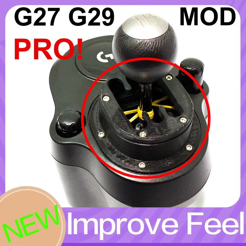 PROFor Logitech G27 logitech G29 G25 G920 G923 Gear Shifter Mod Improve feel SIMRACING sim racing
PROFor Logitech G27 logitech G29 G25 G920 G923 Gear Shifter Mod Improve feel SIMRACING sim racing