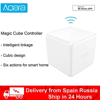 Aqara Magic Cube Controller Zigbee Version Controlled by Six Actions Smart Home Device work with gateway for mi home app control
Aqara Magic Cube Controller Zigbee Version Controlled by Six Actions Smart Home Device work with gateway for mi home app control