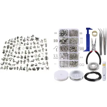 100 Pack Animal Charms, Wholesale Bulk Mixed Tibetan Pendant & 1set 10 Grid Beginners with Accessories Findings
100 Pack Animal Charms, Wholesale Bulk Mixed Tibetan Pendant & 1set 10 Grid Beginners with Accessories Findings
