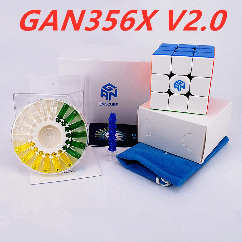 GAN356 X V2 3x3x3 magnetic magic cube GANS 3x3x3 cube GAN356X V2 3x3 speed cube GAN 356 X 3x3 puzzle cube GAN 356X 3x3x3 cubo