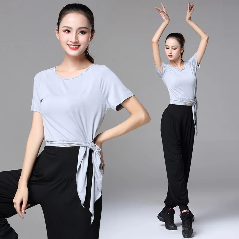 Yang Liping Spring And Summer New Style Dancing Suit Summer Slimming Sports Fitness Suit Large Size Square Dance Clothing Yoga C
Yang Liping Spring And Summer New Style Dancing Suit Summer Slimming Sports Fitness Suit Large Size Square Dance Clothing Yoga C