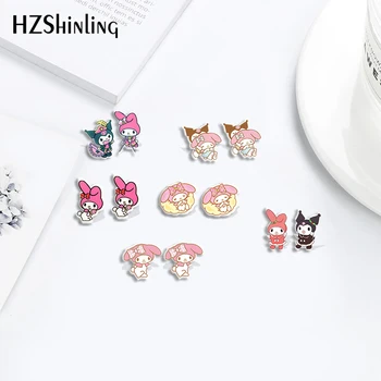 2020 New Acrylic Rabbit Cartoon Kuromi Shrinky Dinks Earrings Stainless Steel Resin Epoxy Jewelry
2020 New Acrylic Rabbit Cartoon Kuromi Shrinky Dinks Earrings Stainless Steel Resin Epoxy Jewelry