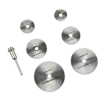 7pcs set Mini HSS Circular Saw Blade Rotary Tool For Dremel Metal Cutter Power Tool Set Wood Cutting Discs Drill Mandrel Cutoff
7pcs set Mini HSS Circular Saw Blade Rotary Tool For Dremel Metal Cutter Power Tool Set Wood Cutting Discs Drill Mandrel Cutoff