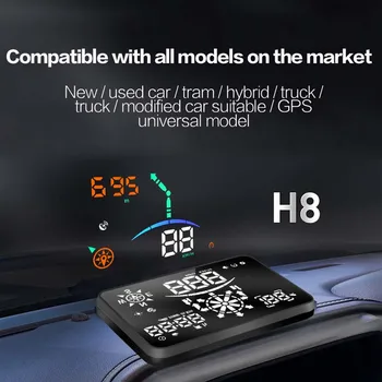 5.5 inch GPS speedometer car MP5 player universal HD GPS navigation HUD heads up display car digital car projection intelligence
5.5 inch GPS speedometer car MP5 player universal HD GPS navigation HUD heads up display car digital car projection intelligence