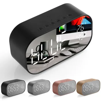 2020 New Multifunction Bluetooth FM Radio Alarm clock speaker Wireless Mirror Bass Speaker With USB Charging For Laptop Phone
2020 New Multifunction Bluetooth FM Radio Alarm clock speaker Wireless Mirror Bass Speaker With USB Charging For Laptop Phone