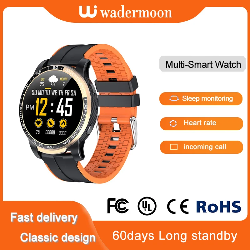 

Sports Watch Smart Bracelet Ip68 Waterproof Bluetooth Call SMS Tips smartband Sleep PPG ECG Blood Pressure Oxygen Wristband