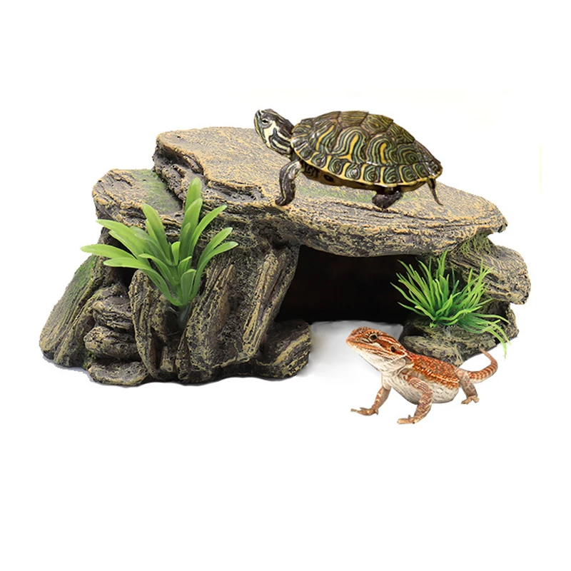 Resin Amphibians Tortoise Basking Island Turtle Climb Platform Tank Water Stone Rock Reptile Cave Ladder Decoration
Resin Amphibians Tortoise Basking Island Turtle Climb Platform Tank Water Stone Rock Reptile Cave Ladder Decoration