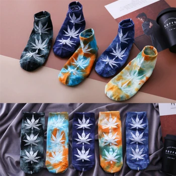 1Pair Boat Socks Casual Socks Cotton Cotton Maple Leaves Short Length Street Socks Sports Pile Up Sweat Absorb Tie-dyed Socks
1Pair Boat Socks Casual Socks Cotton Cotton Maple Leaves Short Length Street Socks Sports Pile Up Sweat Absorb Tie-dyed Socks