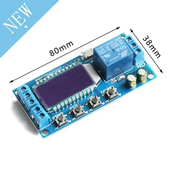 Micro USB Digital LCD Display Time Delay Relay Module DC 6-30V Control Timer Switch Trigger Cycle Module Board XY-LJ02
Micro USB Digital LCD Display Time Delay Relay Module DC 6-30V Control Timer Switch Trigger Cycle Module Board XY-LJ02