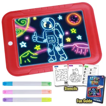 NEW 3D Magic Drawing Pad LED Light Luminous Board Intellectual Developmen Toy Children Painting Learning Tool
NEW 3D Magic Drawing Pad LED Light Luminous Board Intellectual Developmen Toy Children Painting Learning Tool
