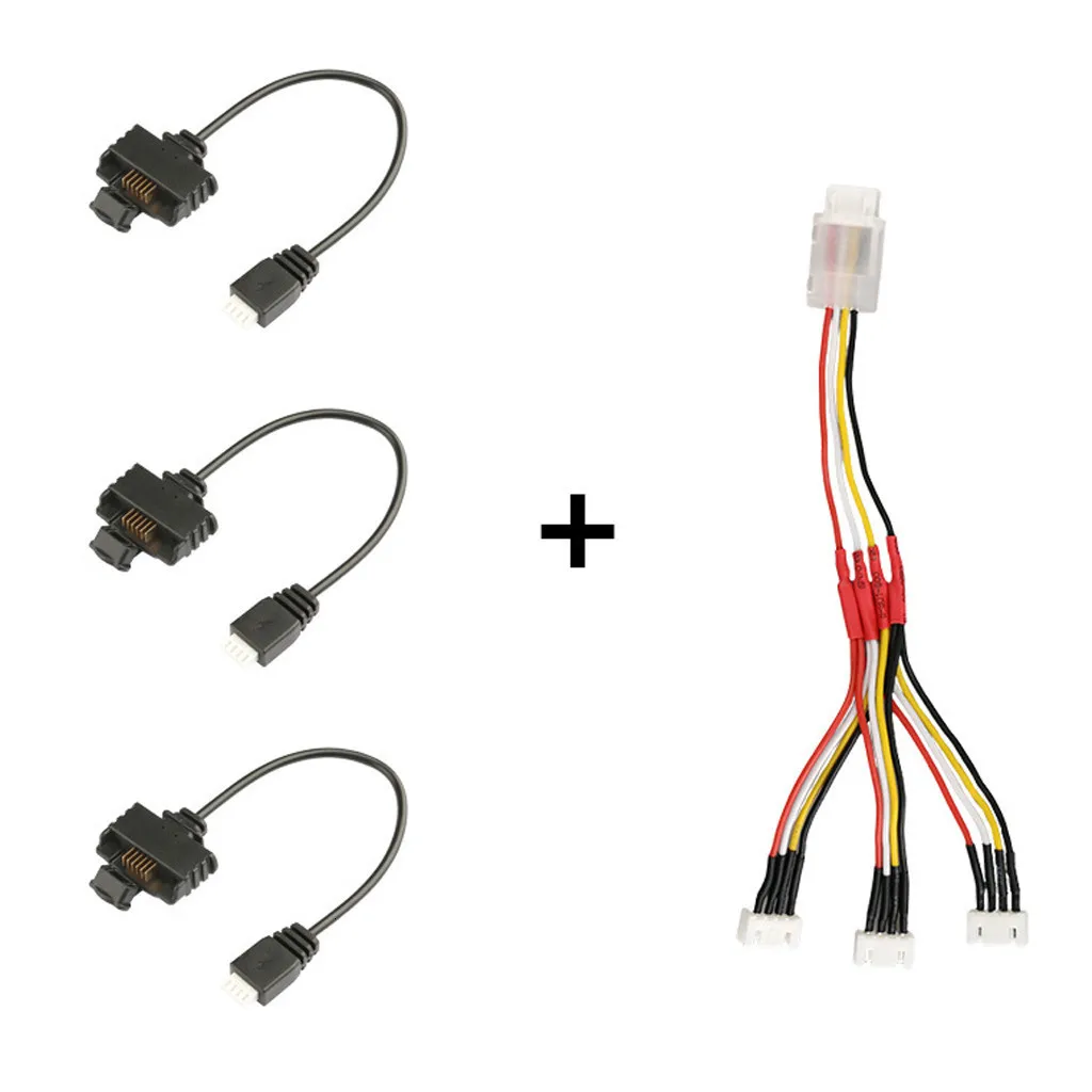 3PCS Battery Cable And 3-in-1 Charging Cable Parallel Charging Cord Wire For Hubsan Zino H117S Drone Parts Accessories
3PCS Battery Cable And 3-in-1 Charging Cable Parallel Charging Cord Wire For Hubsan Zino H117S Drone Parts Accessories