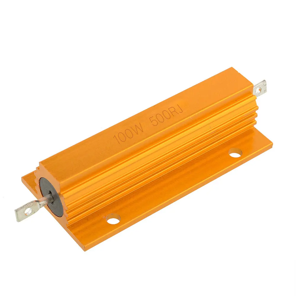 Gadget Car Turn Signal Braking Resistor 500Ω Wire Winding 100W Aluminum Shell Resistance Draadgewonden Weerstand
Gadget Car Turn Signal Braking Resistor 500Ω Wire Winding 100W Aluminum Shell Resistance Draadgewonden Weerstand