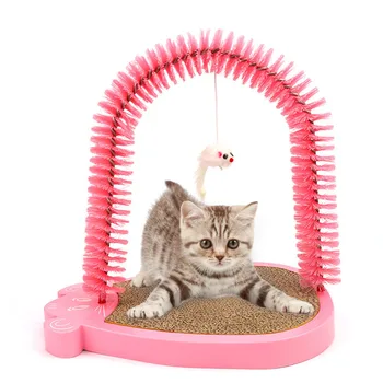 Funny Pet Massage Arch Toy Cats Grooming Massager Cat Itching Scratching Device Round Fleece Base Kitten Cat Grooming Supplies
Funny Pet Massage Arch Toy Cats Grooming Massager Cat Itching Scratching Device Round Fleece Base Kitten Cat Grooming Supplies